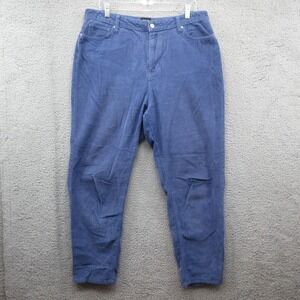 BDG Urban Outfitters Mom High Rise Corduroy Pants Womens 32 Blue Periwinkle